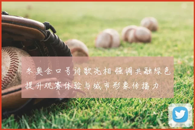 冬奥会口号诗歌亮相 强调共融绿色提升观赛体验与城市形象传播力